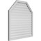 Ekena Millwork Octagonal Top Surface Mount PVC Gable Vent w/ 2"W x 1-1/2"P Brickmould Frame, 40"W x 42"H GVPOT40X4202SF - alternate 4